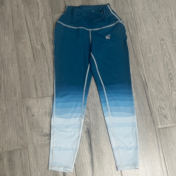 Jed North Blue Gradient Leggings - Picture 1 of 4